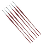 da Vinci COLLEGE Oil and Acrylic Synthetic Student Round Brush, 6 Brushes/Pack (DVXVA87301-6)