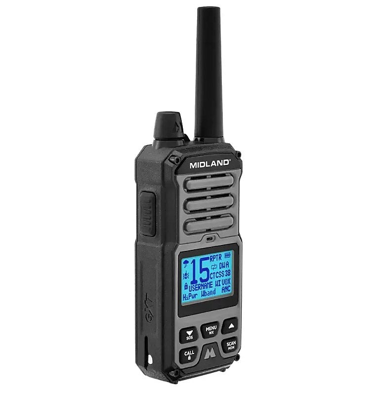 Midland GXT67 PRO GMRS Two-Way Radio, Black (GXT67)