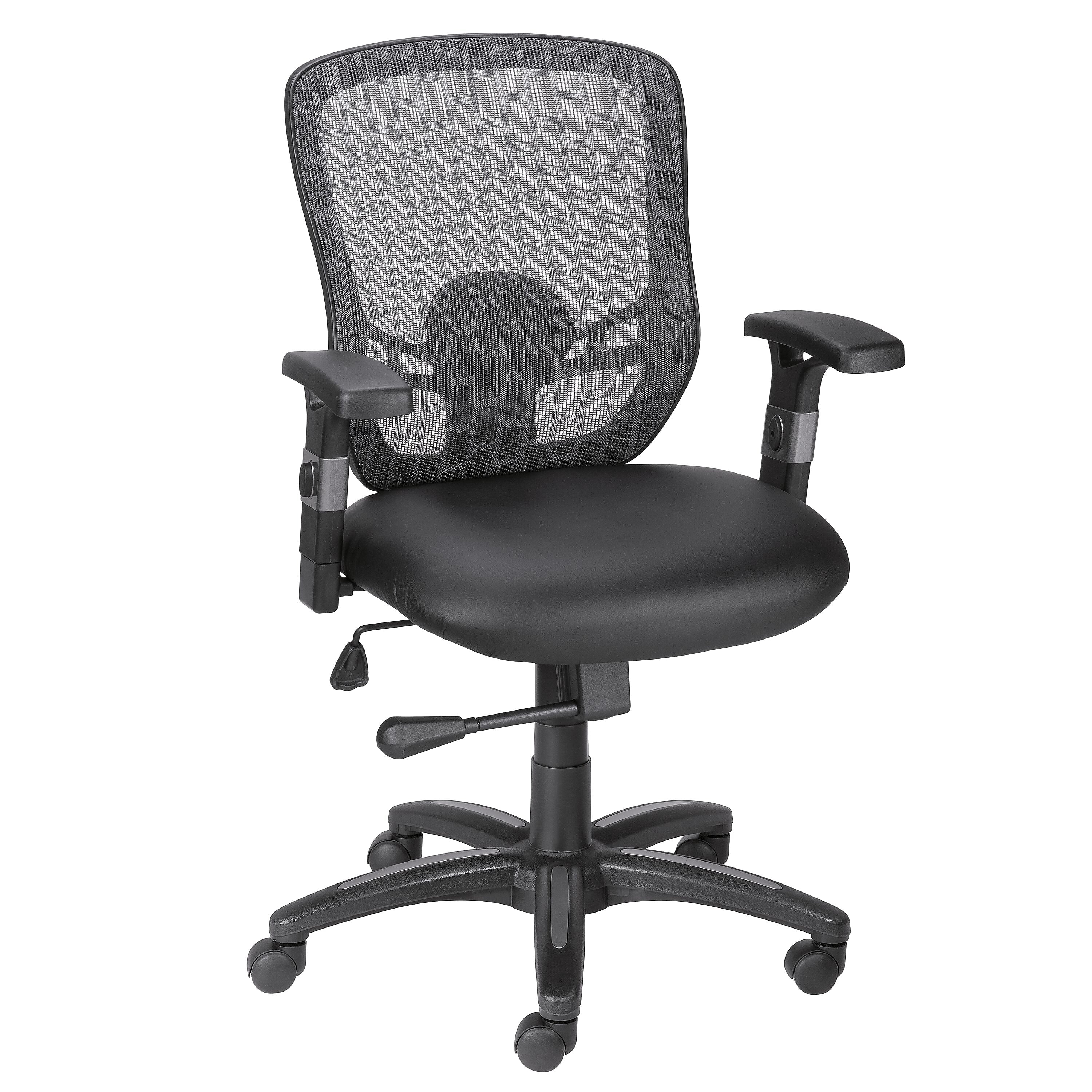 Staples Corvair Ergonomic Luxura Swivel Computer and Desk Chair, Black (23097)