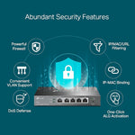 TP-Link Omada Gigabit VPN Router, Black (ER605)