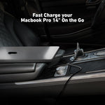 CODi 65W Triple Car Charger, USB-A & USB-C Outputs, Black (A01111)