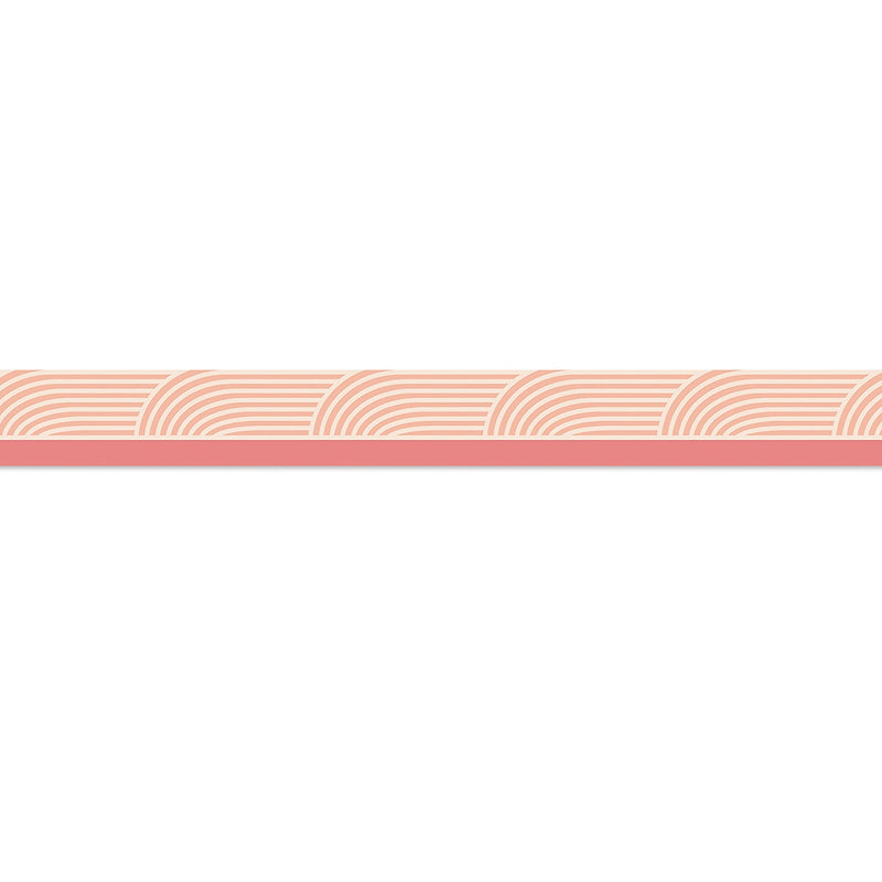 Carson Dellosa Education True to You Straight Bulletin Board Borders, 3" x 3', Coral Wave, 6/Bundle (CD-108524-6)