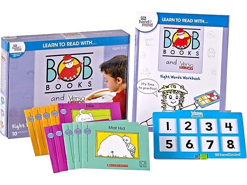 hand2mind Learn to Read With… Bob Books and VersaTiles Sight Words Workbook and Reader Set (90811)