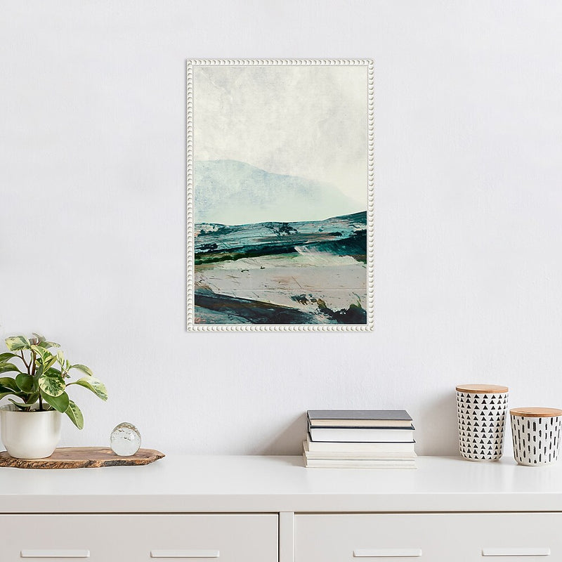Amanti Art Mountain Mists by Dan Hobday Framed Canvas Wall Art Print, 16" x 23" (A42678302528)