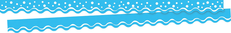 Barker Creek Double-Sided Scalloped Border Set, 36" x 2.25", Happy, 6 designs, 78/Set (BC947)