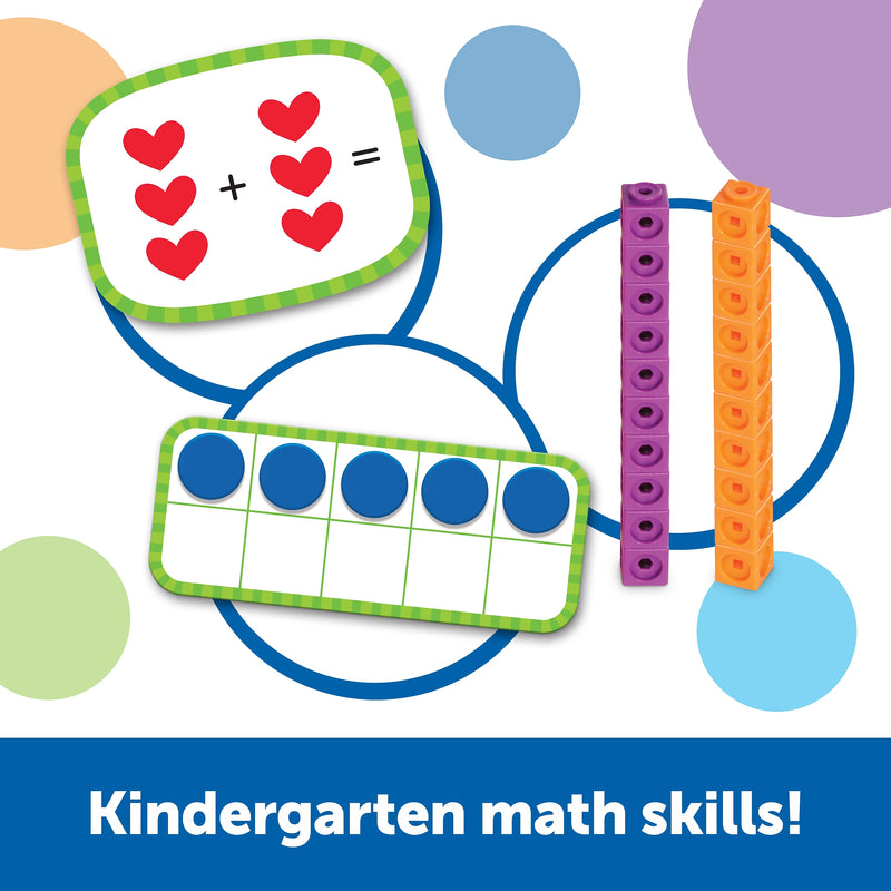 Learning Resources Skill Builders! Kindergarten Math, Multicolor (LER1248)