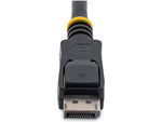 StarTech 6' 4K DisplayPort to DisplayPort Cable, Male to Male, Black, 10/Pack (DISPLPORT6L10PK)
