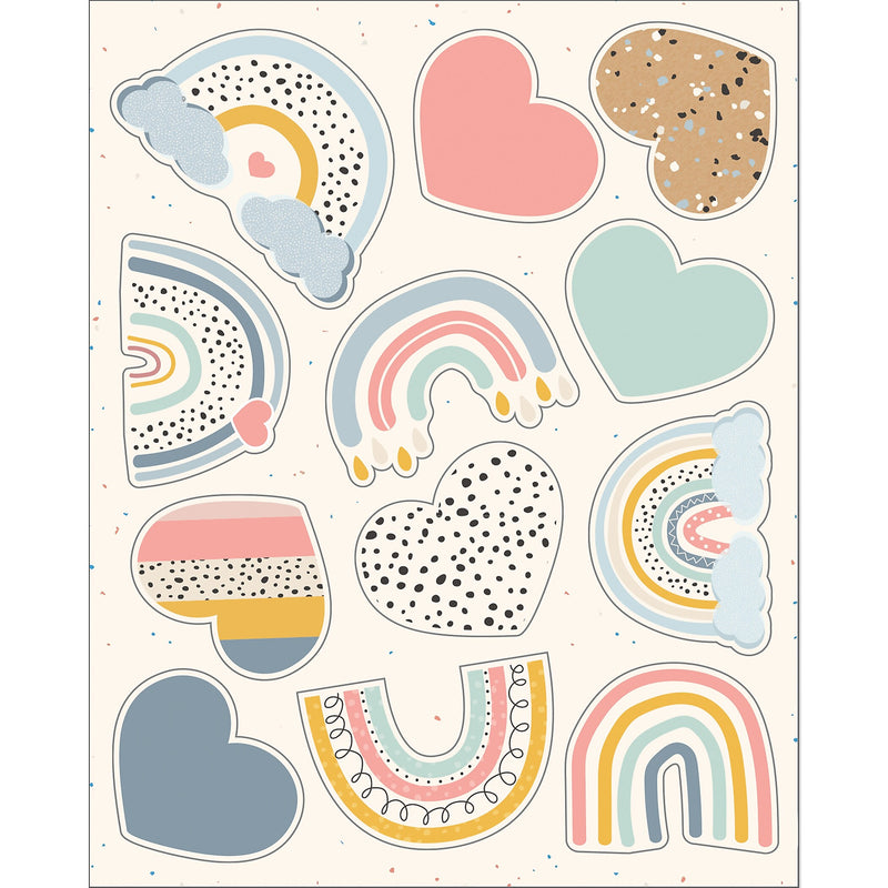 Carson Dellosa Education We Belong Shape Stickers, Multicolored, 72/Pack, 12 Packs/Bundle (CD-168326-12)