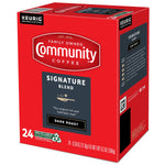 Community Coffee Signature Blend Coffee Keurig® K-Cup® Pods, Dark Roast, 24/Box (5000374328)
