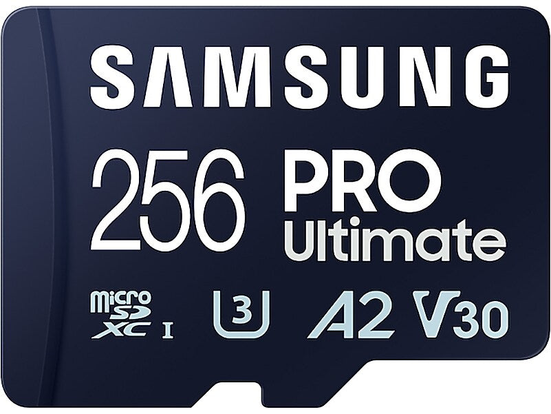 Samsung PRO Ultimate 256GB microSDXC Memory Card with Adapter, U3 Class, UHS-I, V30 (MB-MY256SA/AM)