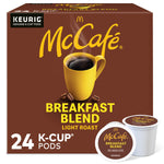 McCafe Breakfast Blend Coffee Keurig Keurig K-Cup Pods, Light Roast, 24/Box, 4 Boxes/Carton (GMT7468CT)