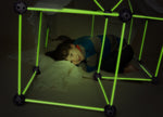 Tytan Toys Glow-in-the-Dark Fort Building Set, 130 Pieces (ACTYT026)