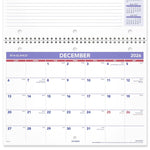 2025-2026 AT-A-GLANCE 11" x 8" Academic Monthly Desk or Wall Calendar, Purple/Red (SK16-16-26)