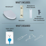 Toto K300 Elongated Soft Close Bidet Seat (SW3036R#01)