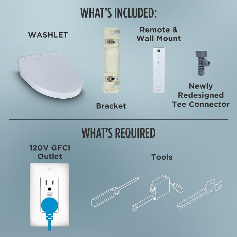 Toto K300 Elongated Soft Close Bidet Seat (SW3036R#01)