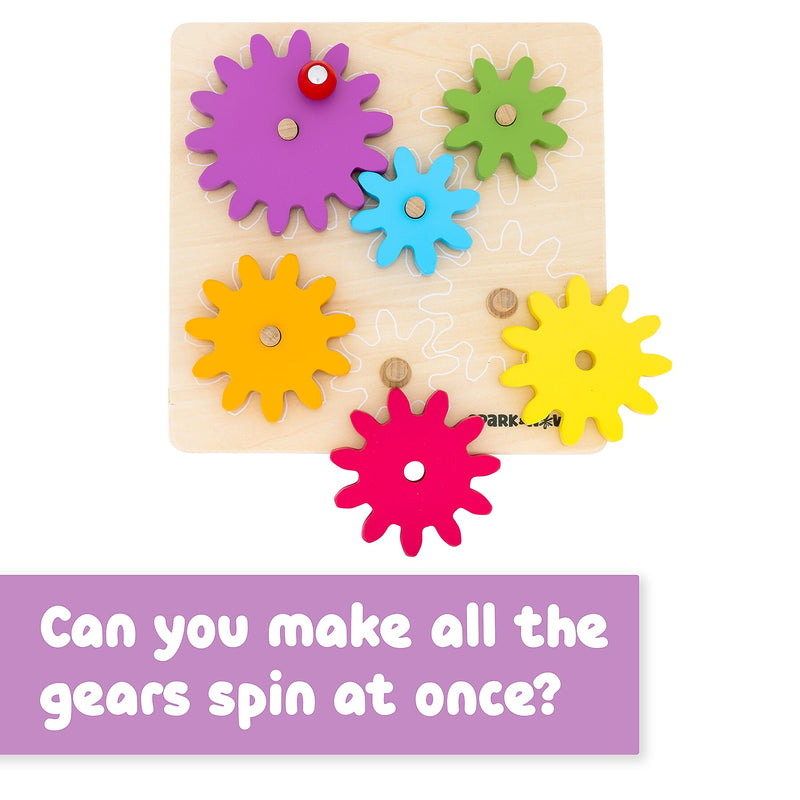 Spark & Wow Spinny Gears, Multicolored, 7 Pieces/Set (CTUSW400029)
