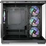 Thermaltake View 380 TG ARGB Mid Tower Gaming Computer Case, Black (CA-1Z2-00M1WN-00)