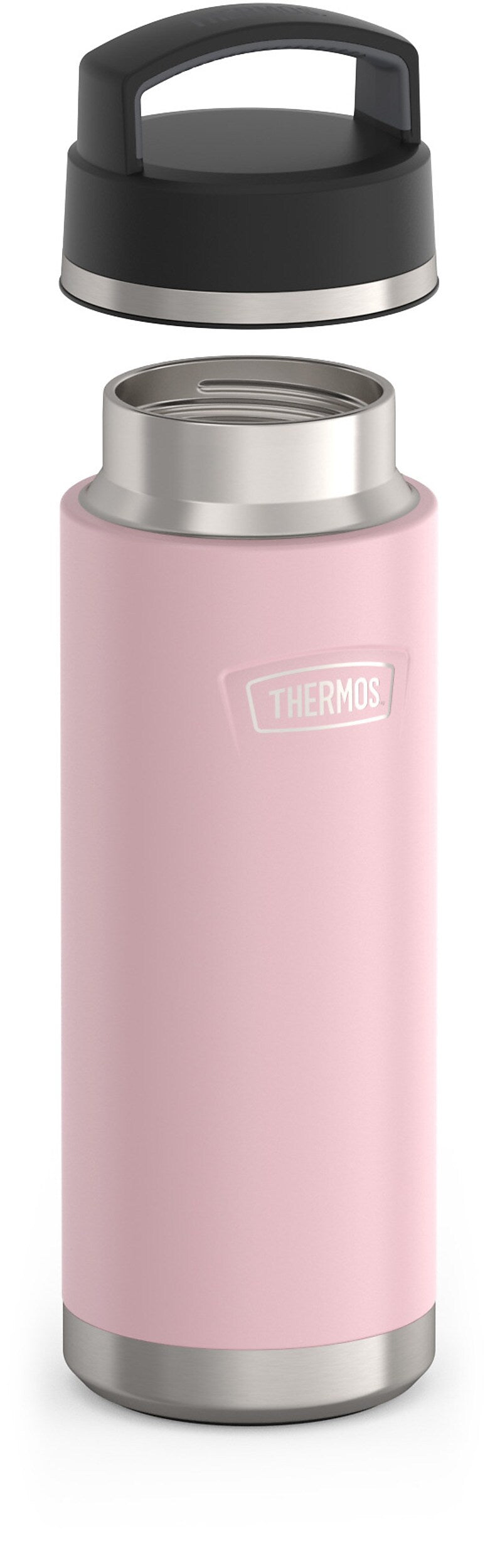 Thermos Icon Stainless Steel Vacuum Insulated Water Bottle, 24 oz., Sunset Pink (EAIS2002SP4)