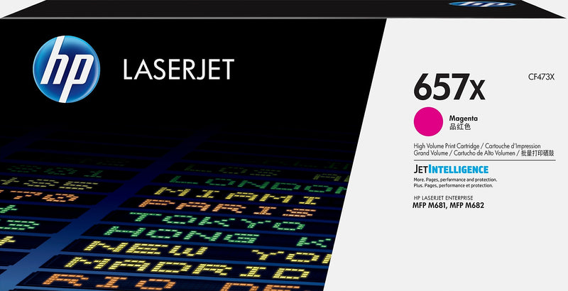 HP 657X Magenta High Yield Toner Cartridge, Prints Up to 23,000 Pages (CF473X)