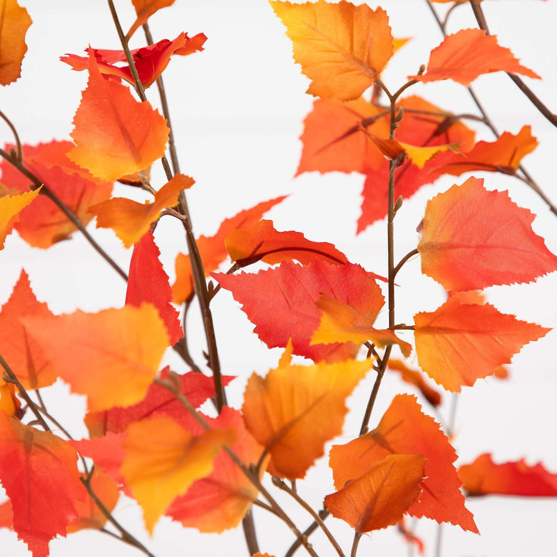Nearly Natural 4' Autumn Birch Artificial Fall Tree (T4803)