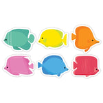 Creative Teaching Press Sea Friends School of Fish Designer Cut-Outs, 36/Pack, 3 Packs/Bundle (CTP11058-3)