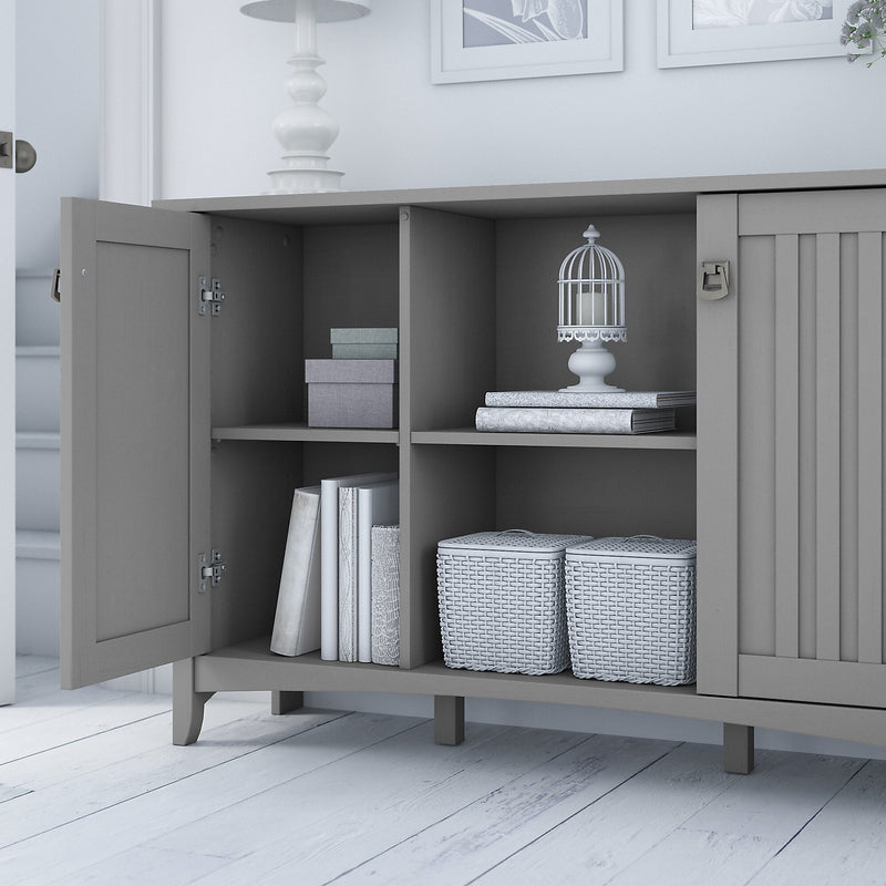 Bush Furniture Salinas Accent Storage Cabinet with Doors, Cape Cod Gray (SAS147CG-03)