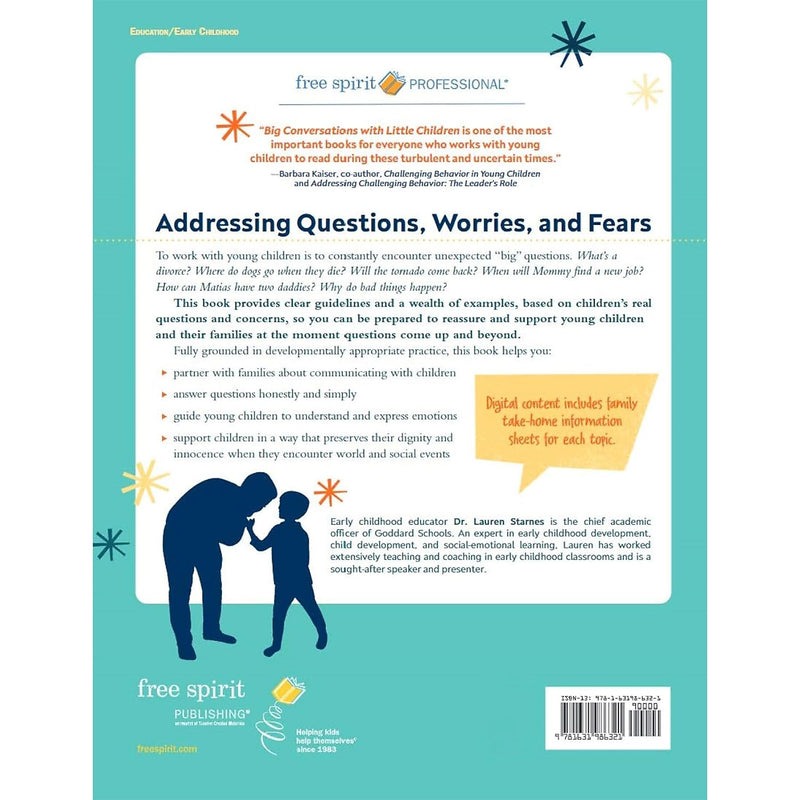 Free Spirit Publishing Big Conversations with Little Children: Addressing Questions, Worries, and Fears (SEP899068)