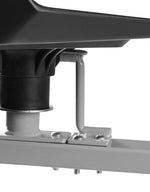 NPS CSBG Series Cluster Swivel Booth, 24" x 48", Grey Nebula Top/Black Seats (CSBG2448-MDPEGY10)