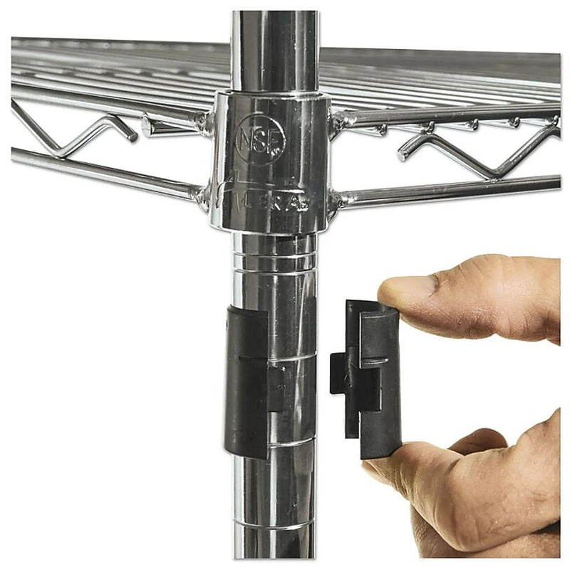 Alera 4-Shelf Metal Unit, 48"W, Silver (ALESW604818SR)
