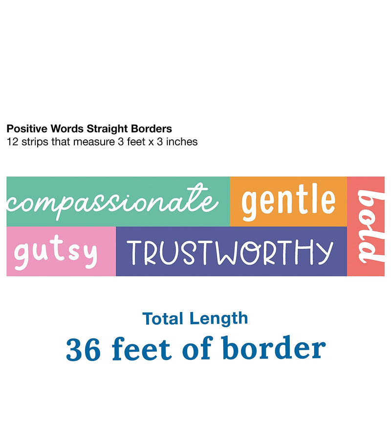 Carson Dellosa Education We Stick Together Bulletin Board Borders, 3" x 36", 12 Strips (CDP108520)