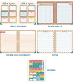 Carson Dellosa Education True to You Teacher Planner, 128 pages, 116 stickers (CDP105051)