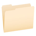 Pendaflex Heavy Duty File Folder, 1/3-Cut Tab, Assorted, Letter Size, Manila, 100/Box (1007080)