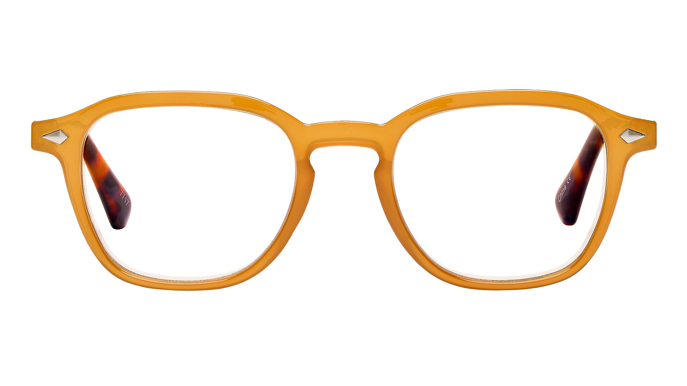 SAV Optitek Blue Light +2.00 Reading Glasses, Honey (E7313)
