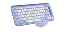 Logitech POP Icon Wireless Keyboard and Optical Mouse Combo, Lilac and Off-White (920-013043)