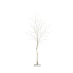 Nearly Natural 6-ft Pre-Lit Artificial White Birch Tree with 90 White LED Lights (T4931)