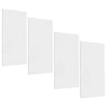 Triton Products Heavy Duty Hardboard Round Hole Pegboards, Set of 4 (TPB-4W)