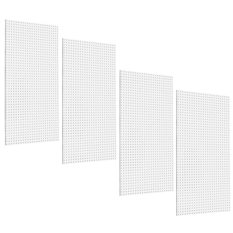Triton Products Heavy Duty Hardboard Round Hole Pegboards, Set of 4 (TPB-4W)
