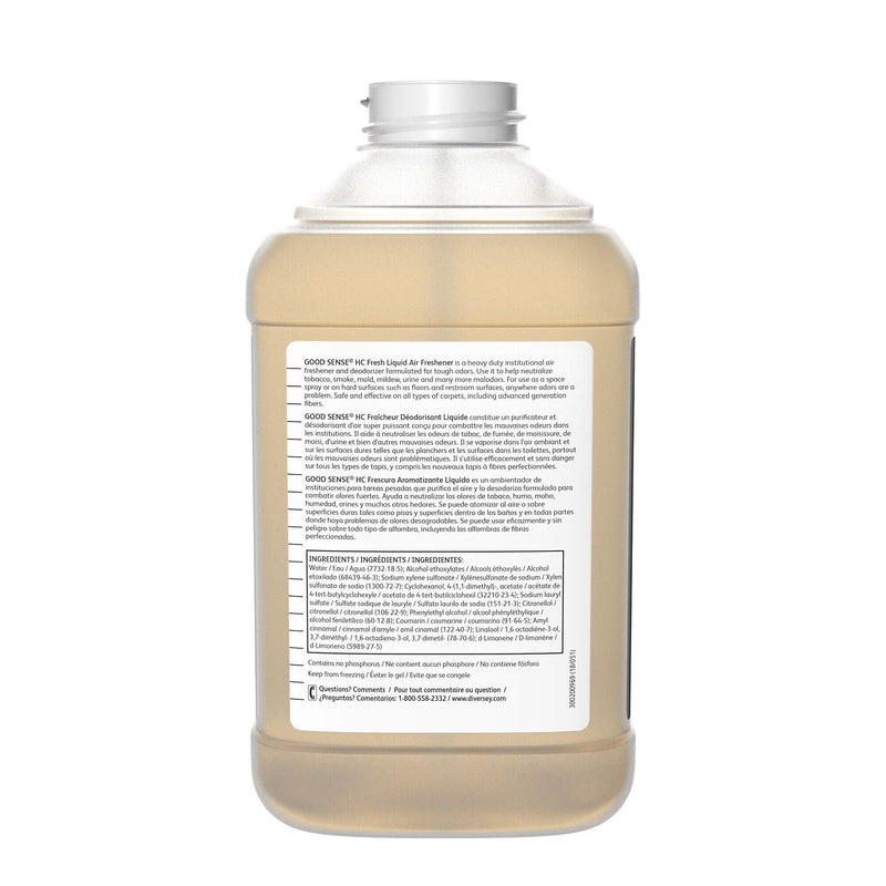 Good Sense HC 7 Air Freshener for Diversey J-Fill, Fresh, 2.5 L / 2.64 U.S. Qt., 2/Carton (905394)