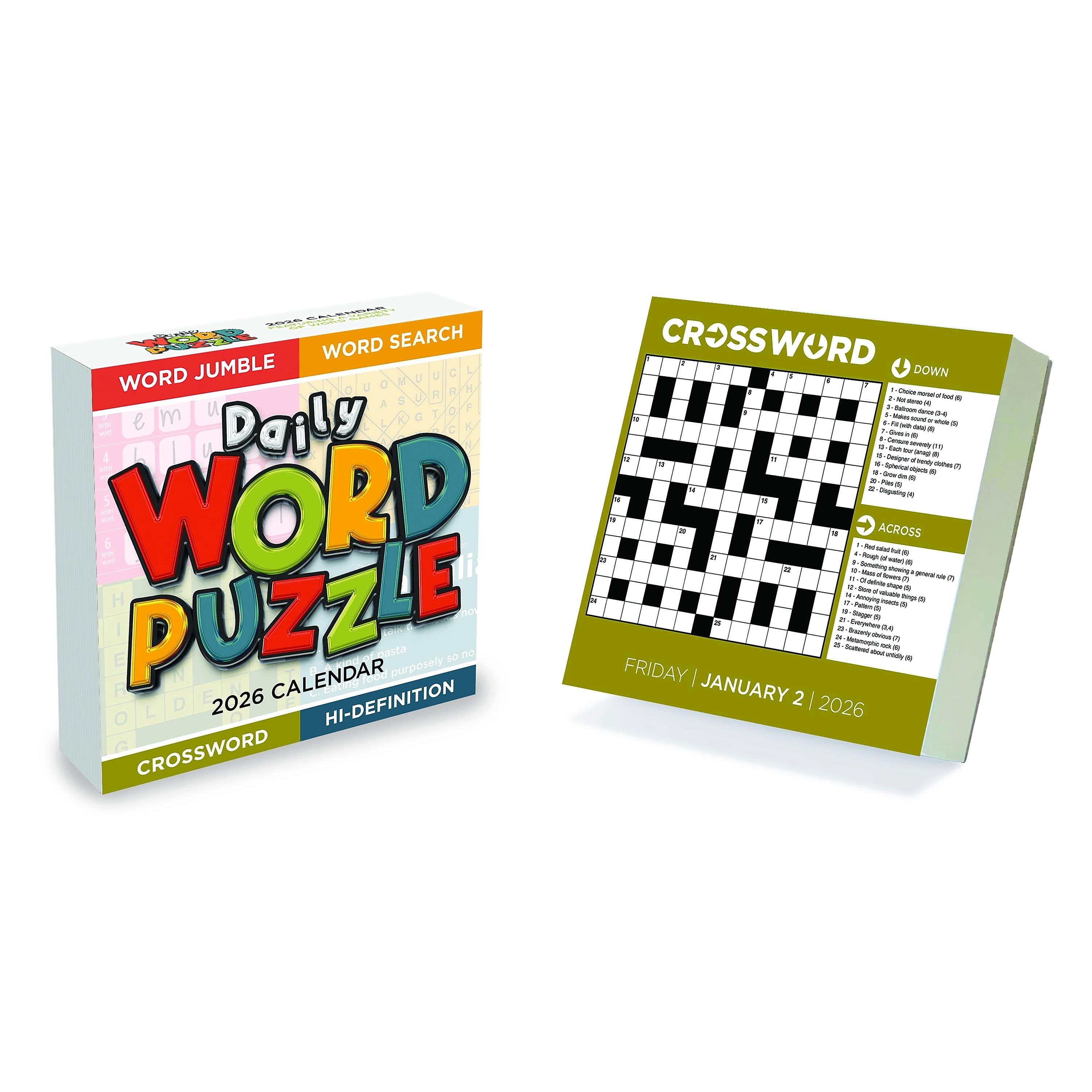 2026 TF Publishing 5.25" x 5.25" Daily Day-to-Day Calendar, (26-3018)