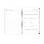 Planning Calendar BS Savoy Cool PP 5x8 RY26 Wkly/Mthly Safety Wirebound -