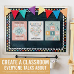 Hadley Designs 11" x 14" Boho Science Bulletin Board Classroom Decor Posters, 6/Set (HDDX004BE8MMP)