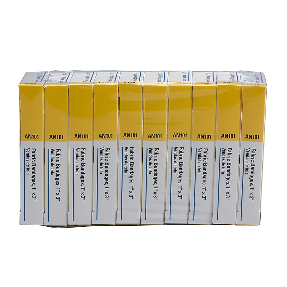 First Aid Only Fabric Bandage, 1" x 3" (1-008)