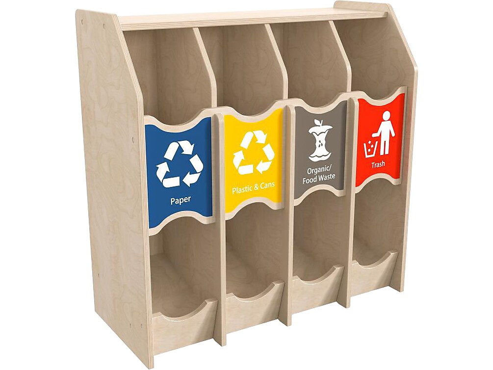 Flash Furniture Bright Beginnings Children's Recycling Station (MK-ME17154-GG)