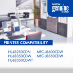 Brother TN-331 Cyan Standard Yield Toner Cartridge   (TN331C)