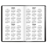 2025-2026 AT-A-GLANCE 3.5" x 6" Academic Year Monthly Planner, Faux Leather Cover, Black (AY53-00-26)