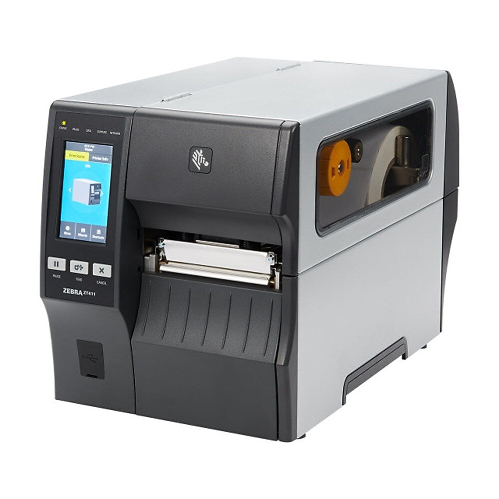 Zebra ZT411 Thermal Transfer Industrial RFID Printer, USB, Multicolored