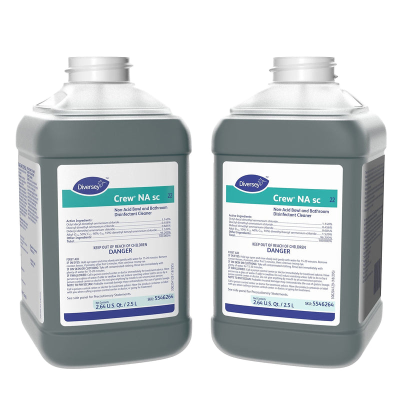 Crew Non Acid SC Disinfectant for Diversey J-Fill, Floral, 2.5 L / 2.64 U.S. Qt., 2/Carton (5546264)