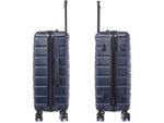 InUSA Trend 24" Hardside Suitcase, 4-Wheeled Spinner, TSA Checkpoint Friendly, Blue (IUTRE00M-BLU)