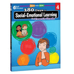 Shell Education 180 Days Social-Emotional Learning, Writing, & Spelling Grade 4, 3/Set (SEP147656)