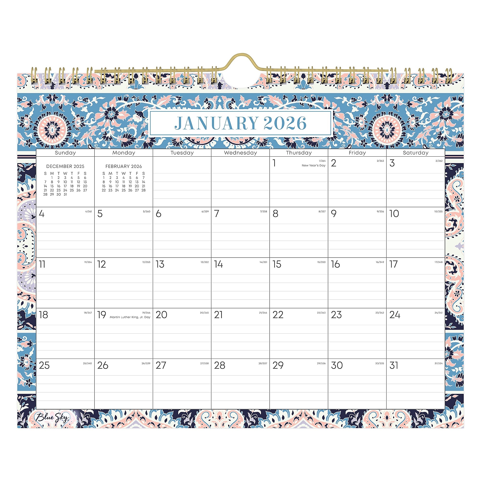 2026 Blue Sky Cocorrina 11" x 8.75" Monthly Desk Calendar (147479-26)